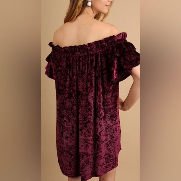 NWT UMGEE Off The Shoulder Mini Dress🎄 - Picture 4 of 12